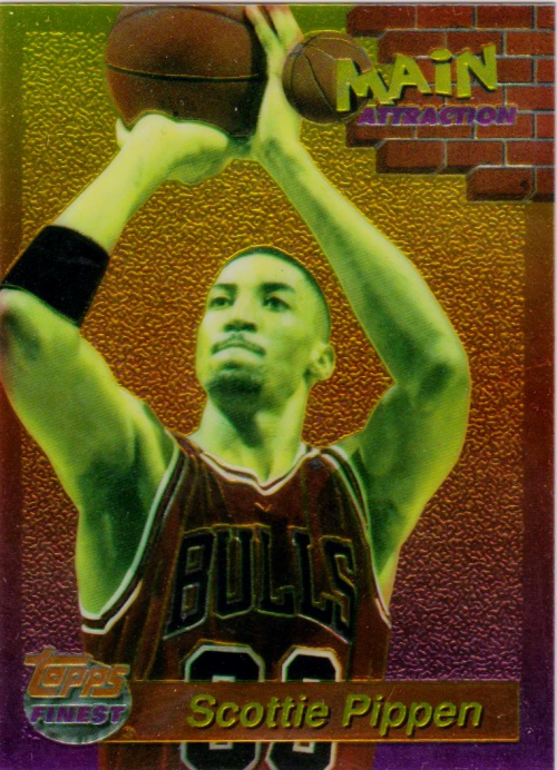 1993-94 Finest Main Attraction #4 Scottie Pippen