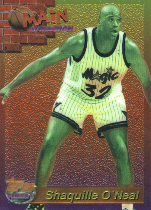 1993-94 Finest Main Attraction #19 Shaquille O'Neal