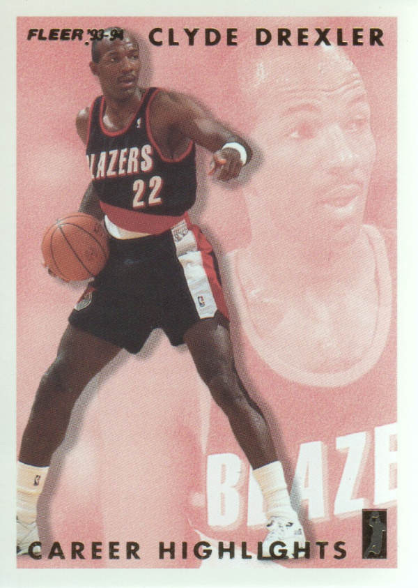1993-94 Fleer Clyde Drexler #1 Clyde Drexler