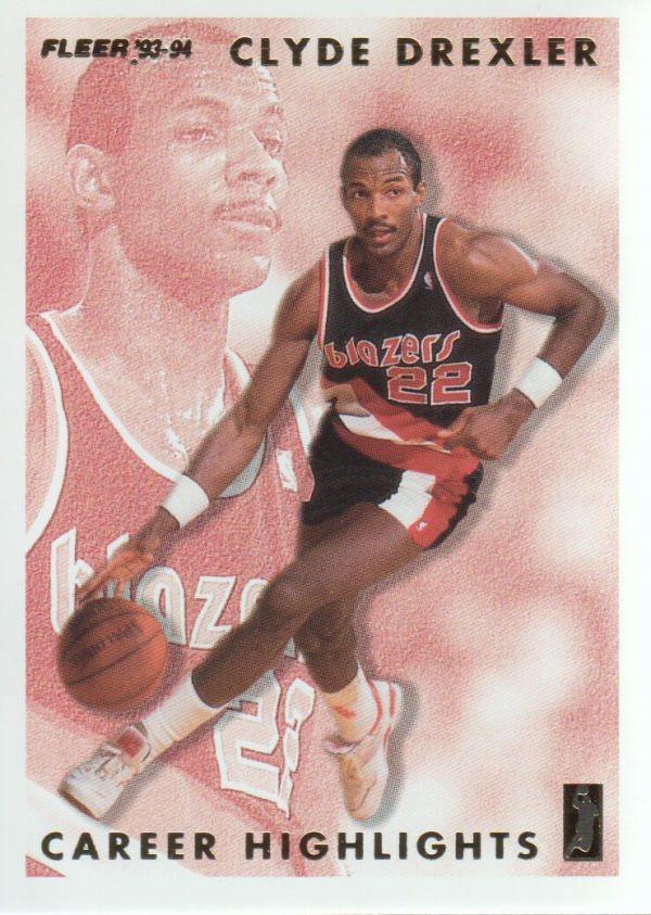 1993-94 Fleer Clyde Drexler #6 Clyde Drexler