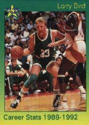 1993-94 Star #17 Larry Bird/Career Stats 1988-1992