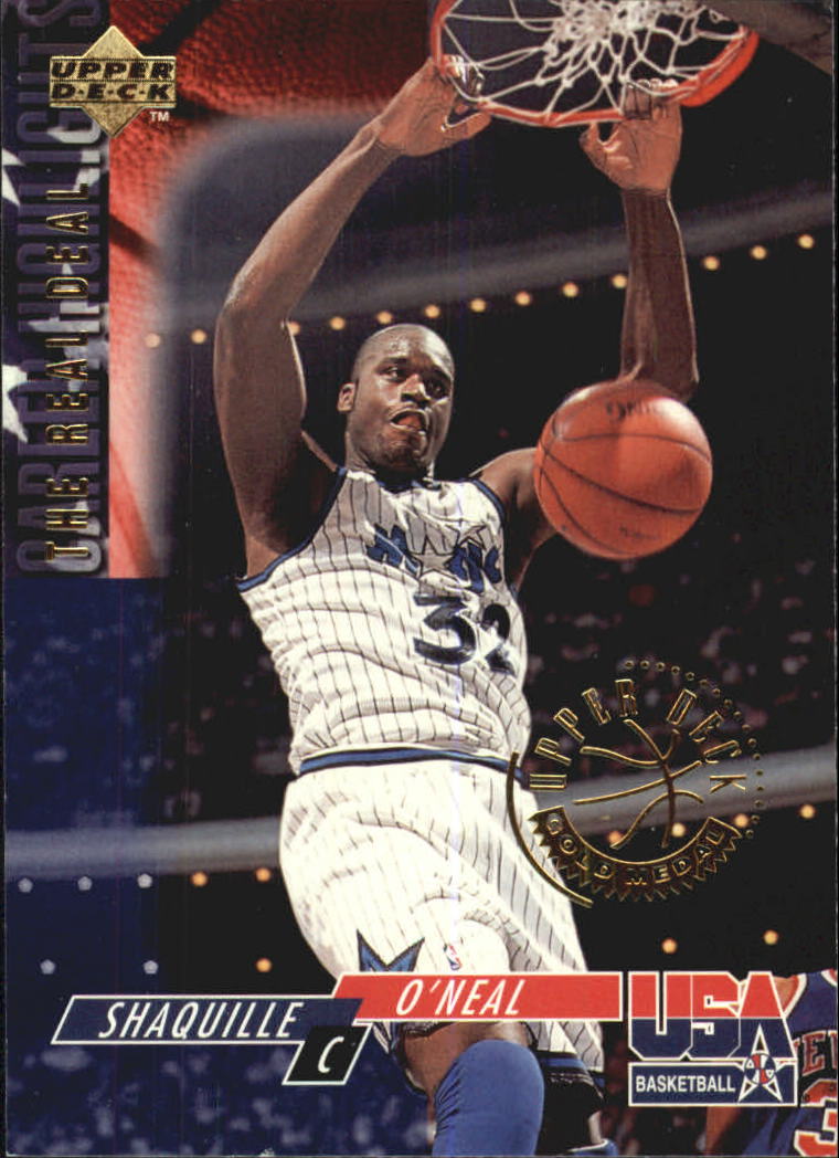 1994 Upper Deck USA Gold Medal #52 Shaquille O'Neal/Shaqamania