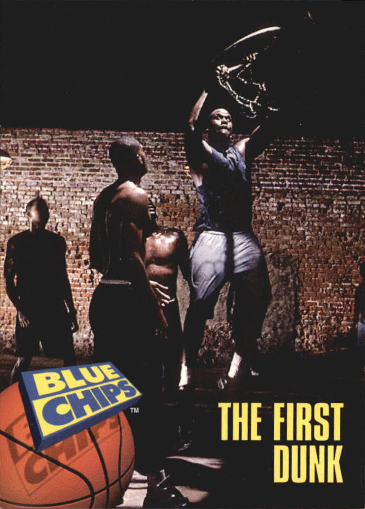 1994 SkyBox Premium Blue Chips #20 The First Dunk/(O'Neal slam dunking)