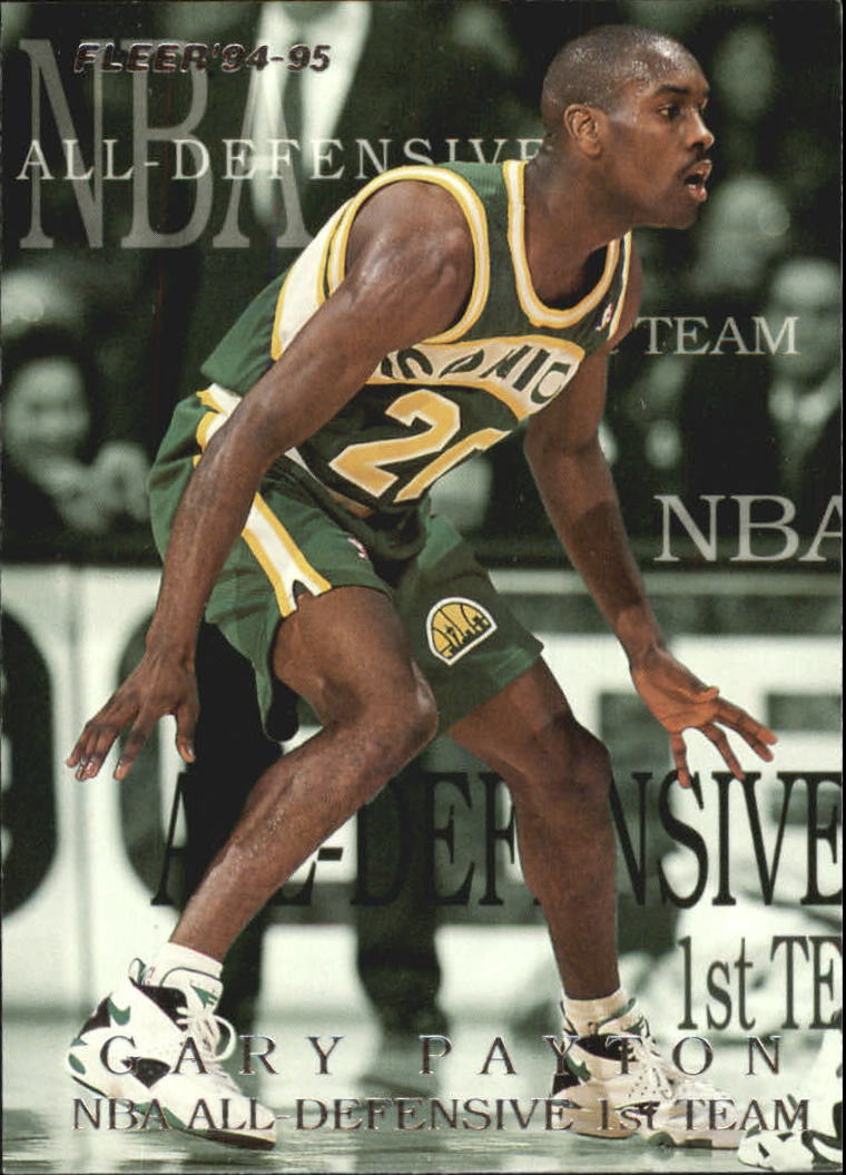 1994-95 Fleer All-Defensive #4 Gary Payton