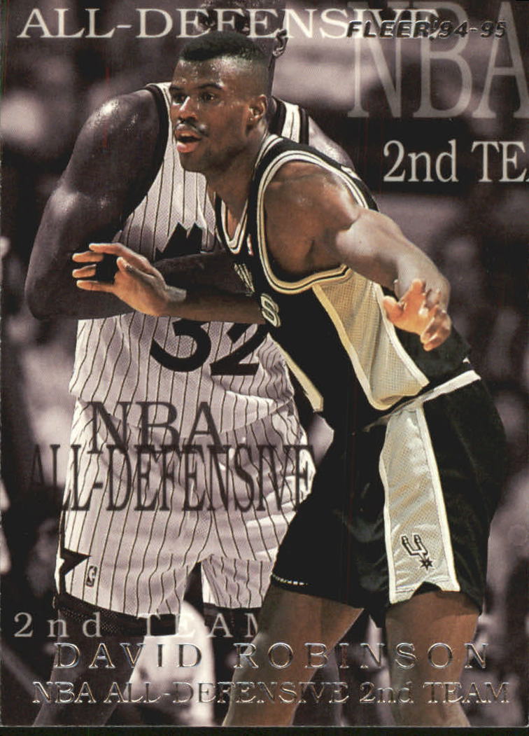 1994-95 Fleer All-Defensive #8 David Robinson