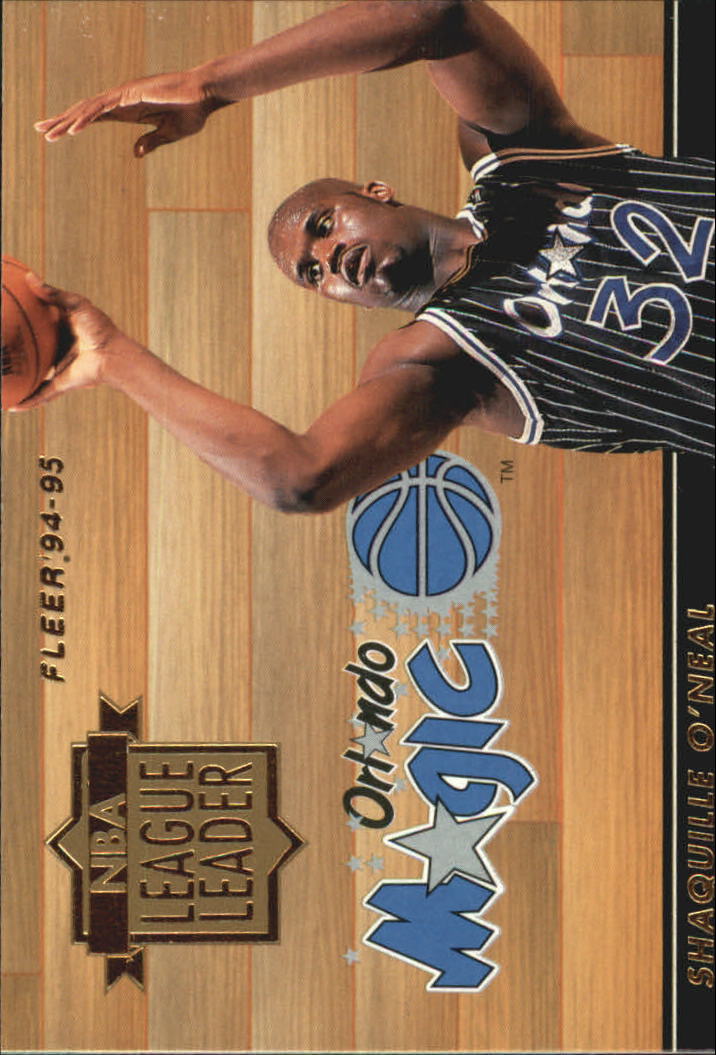 1994-95 Fleer League Leaders #5 Shaquille O'Neal