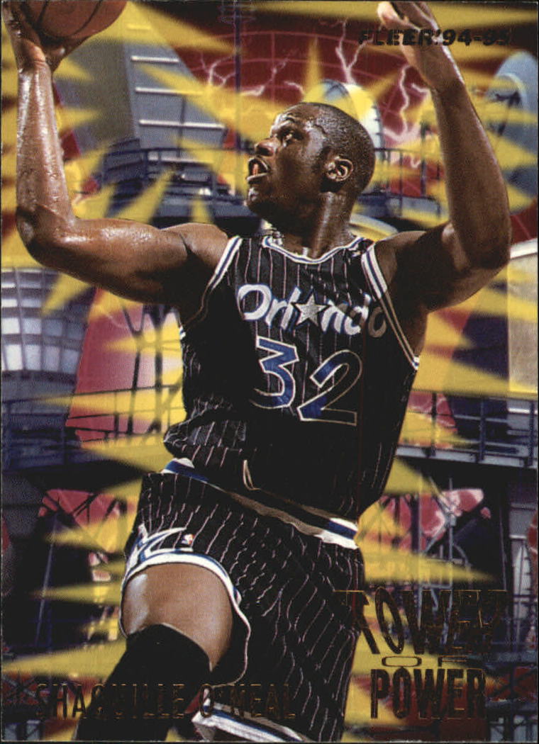 1994-95 Fleer Towers of Power #8 Shaquille O'Neal