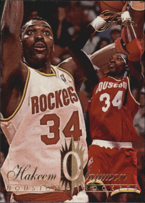 1994-95 Flair #57 Hakeem Olajuwon