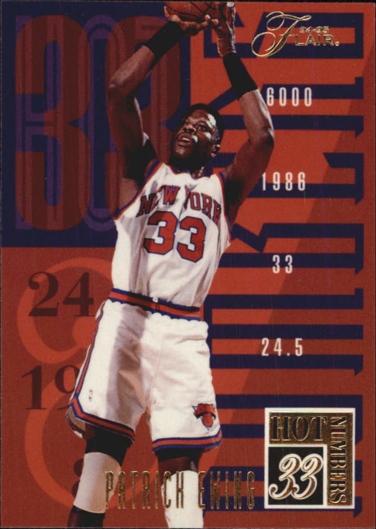1994-95 Flair Hot Numbers #3 Patrick Ewing