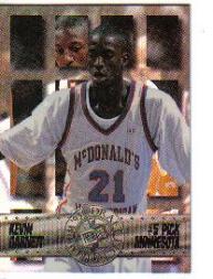 1995 Press Pass Foil #5 Kevin Garnett