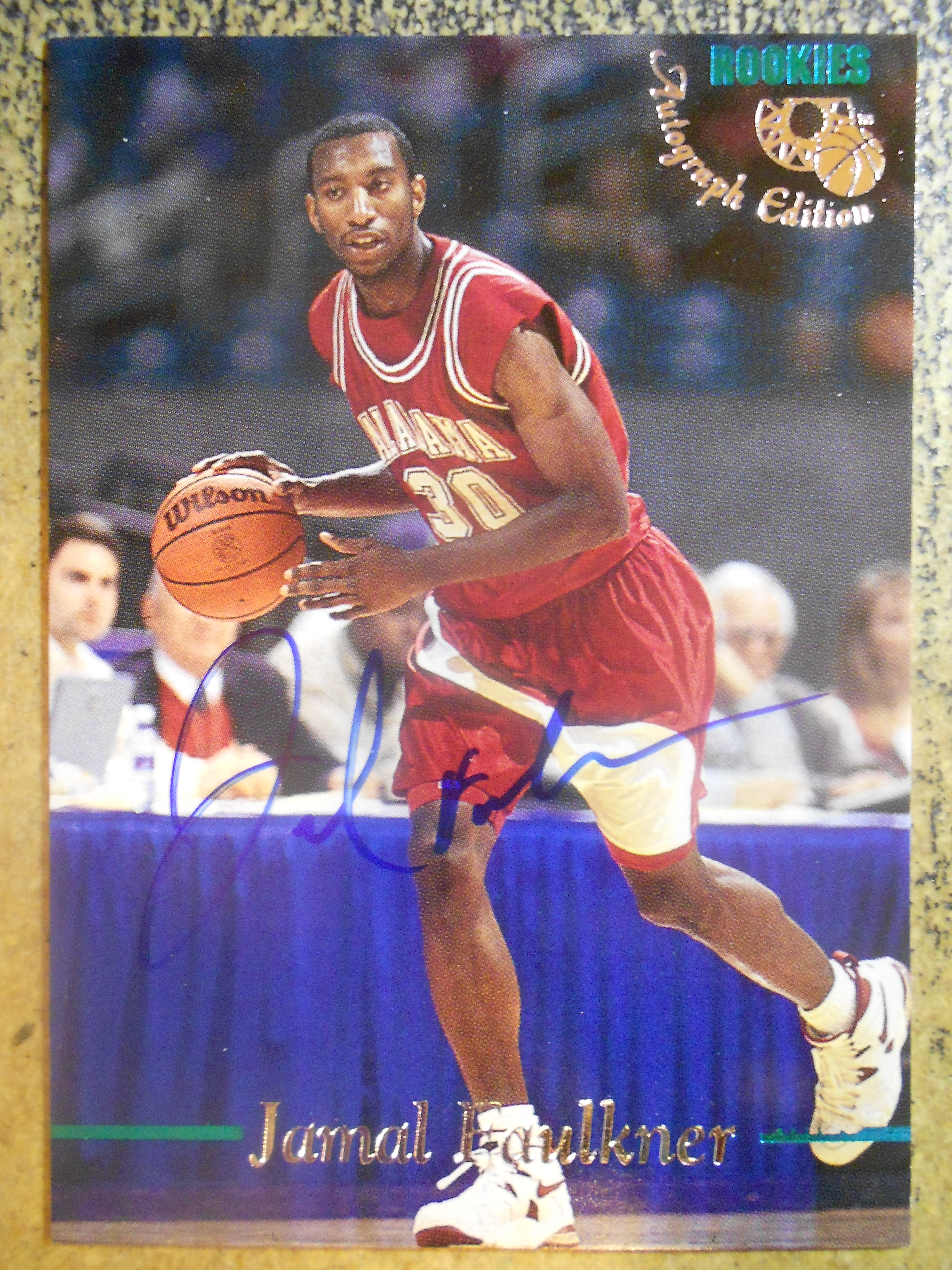 1995 Classic Autographs #58 Jamal Faulkner/3250