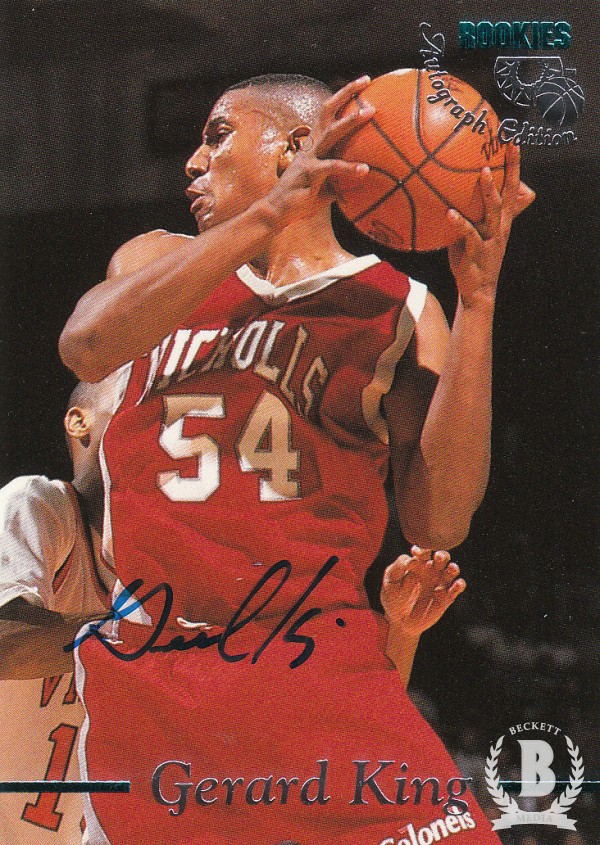 1995 Classic Autographs #77 Gerald King/3945