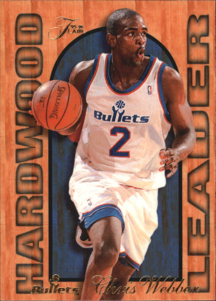 1995-96 Fleer Flair Hardwood Leaders #27 Chris Webber