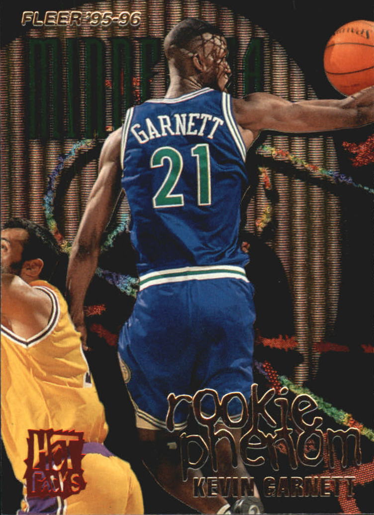 1995-96 Fleer Rookie Phenoms Hot Pack #1 Kevin Garnett