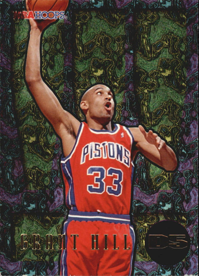 1995-96 Hoops Grant Hill Dunks/Slams #D5 Grant Hill/!!!-Card
