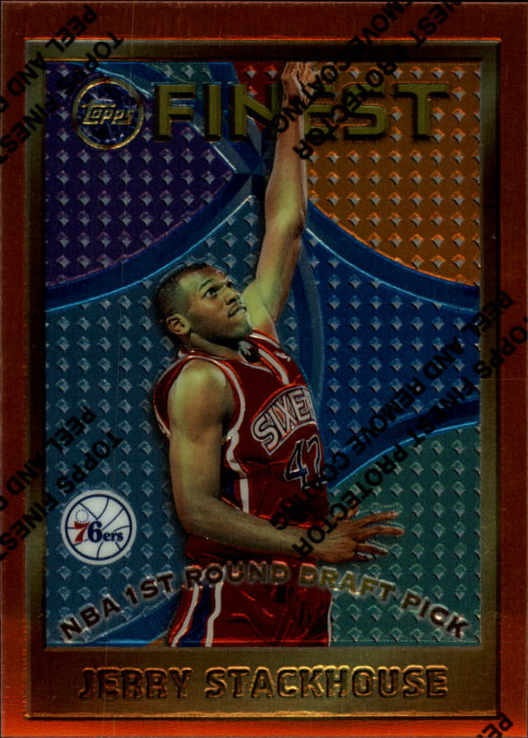 1995-96 Finest #113 Jerry Stackhouse RC