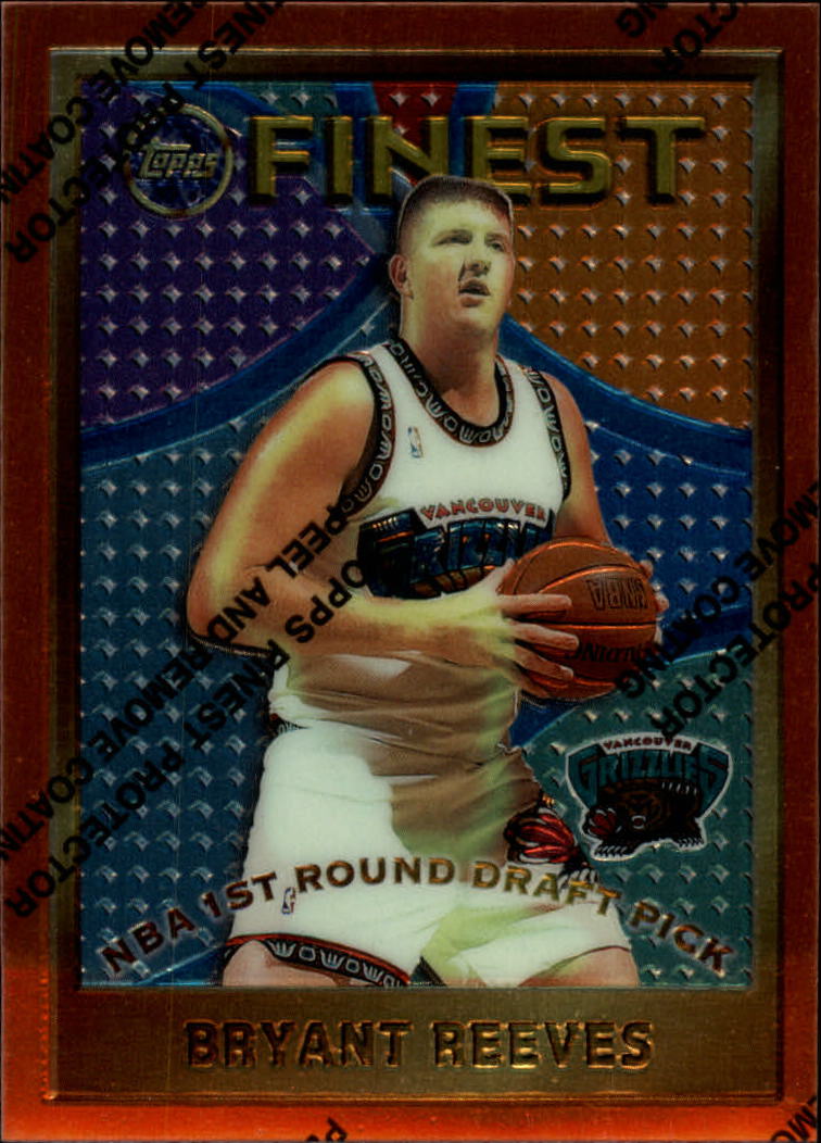 1995-96 Finest #116 Bryant Reeves RC
