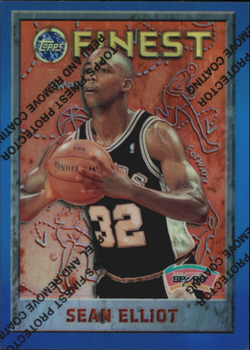 1995-96 Finest Refractors #11 Sean Elliott