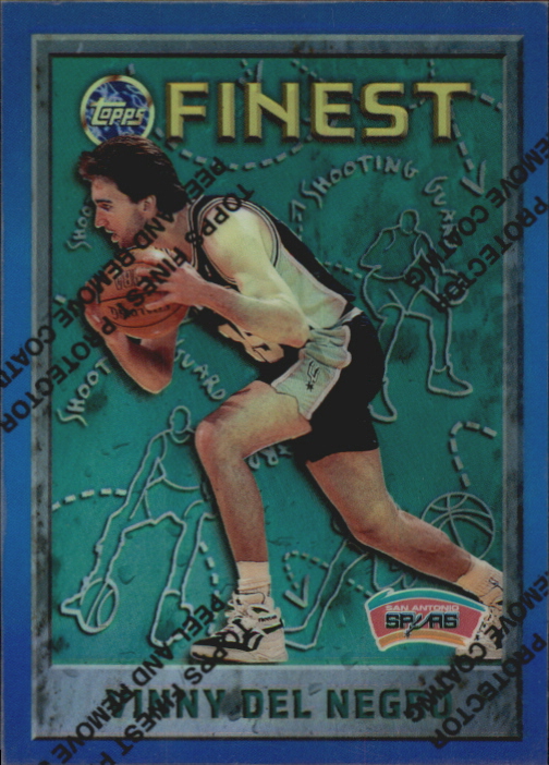 1995-96 Finest Refractors #78 Vinny Del Negro