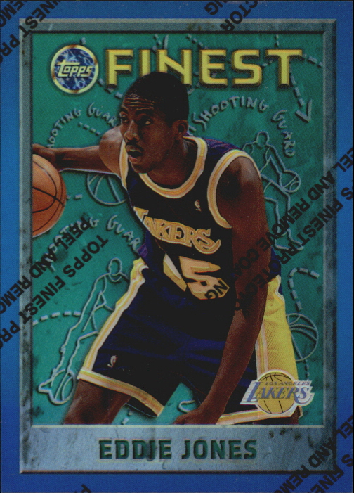 1995-96 Finest Refractors #95 Eddie Jones