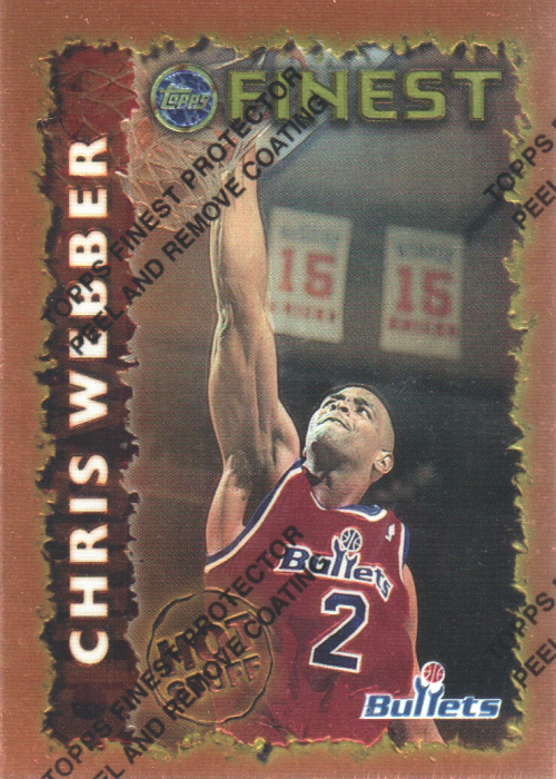1995-96 Finest Hot Stuff #HS13 Chris Webber
