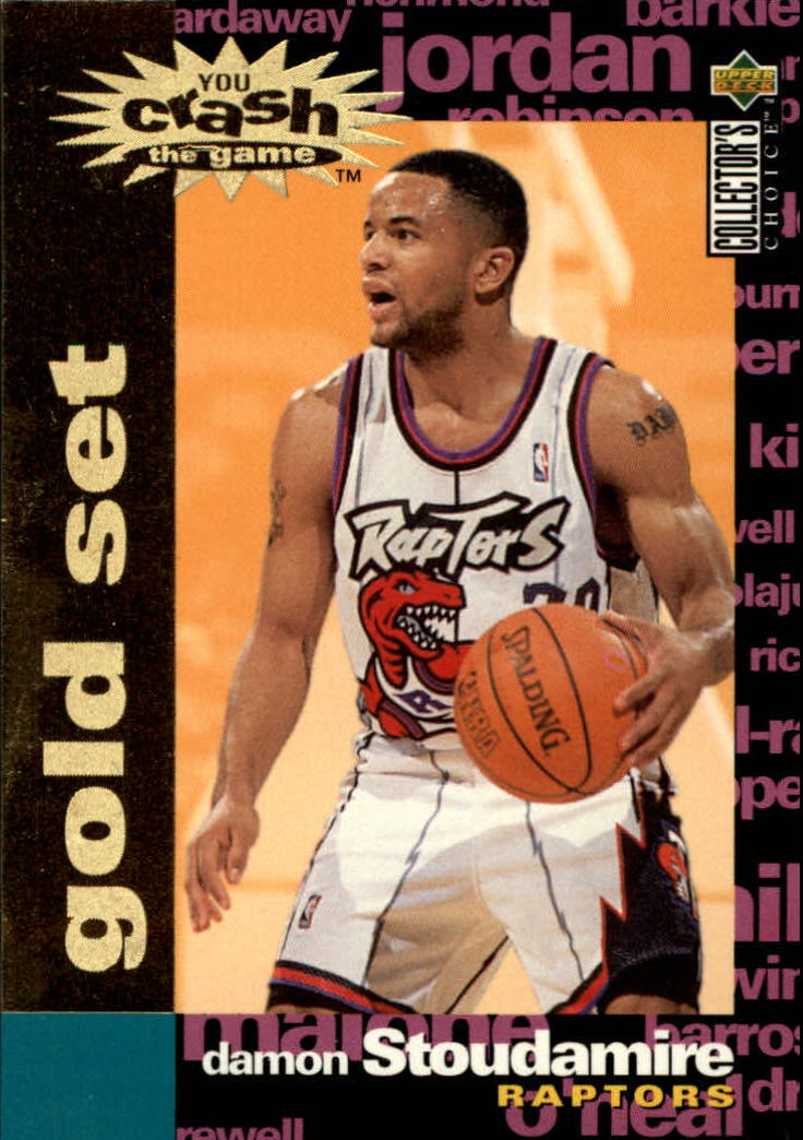 1995-96 Collector's Choice Crash the Game Scoring Gold Redemption #XC28 Damon Stoudamire