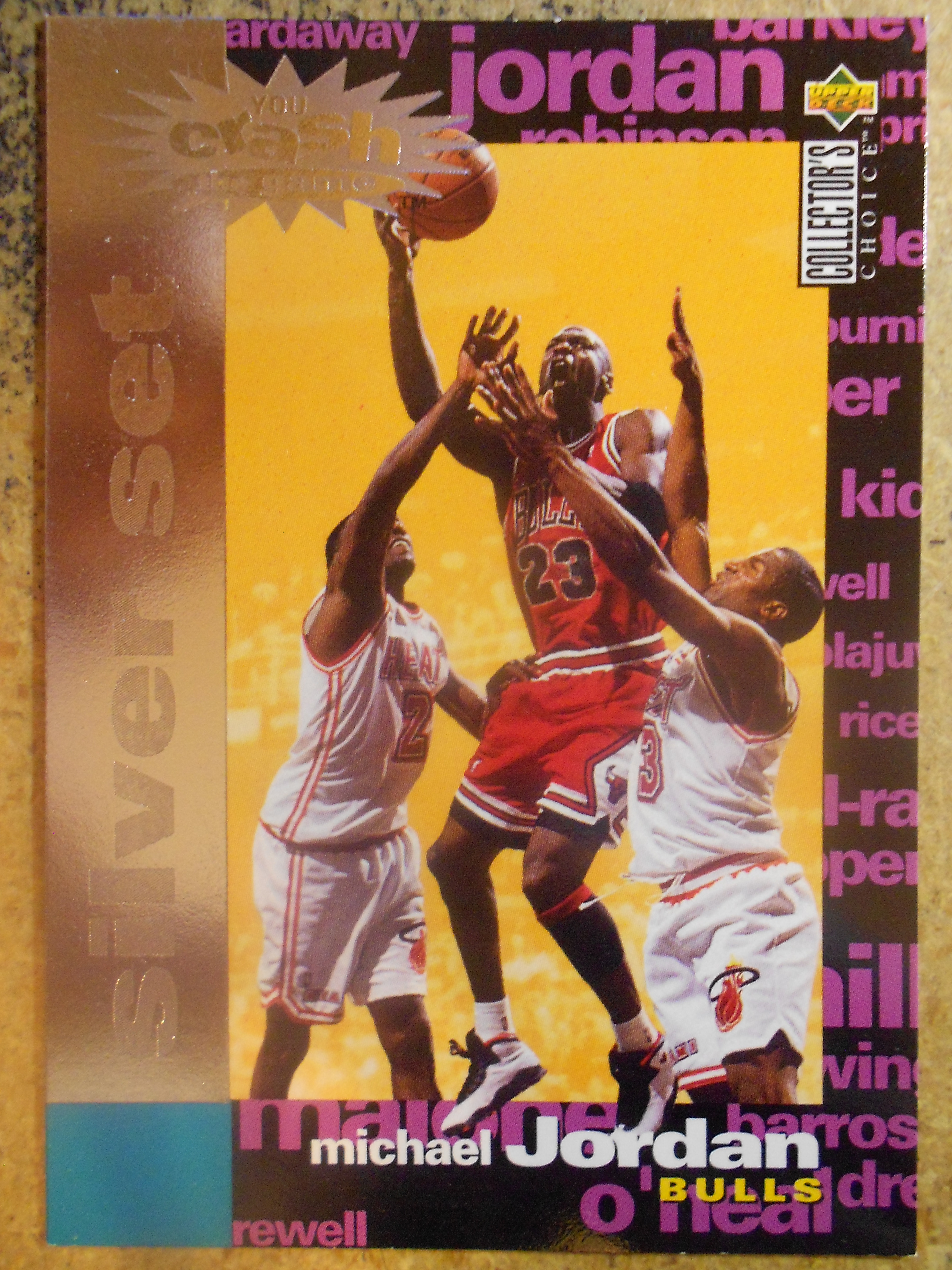 1995-96 Collector's Choice Crash the Game Scoring Silver Redemption #C1 Michael Jordan