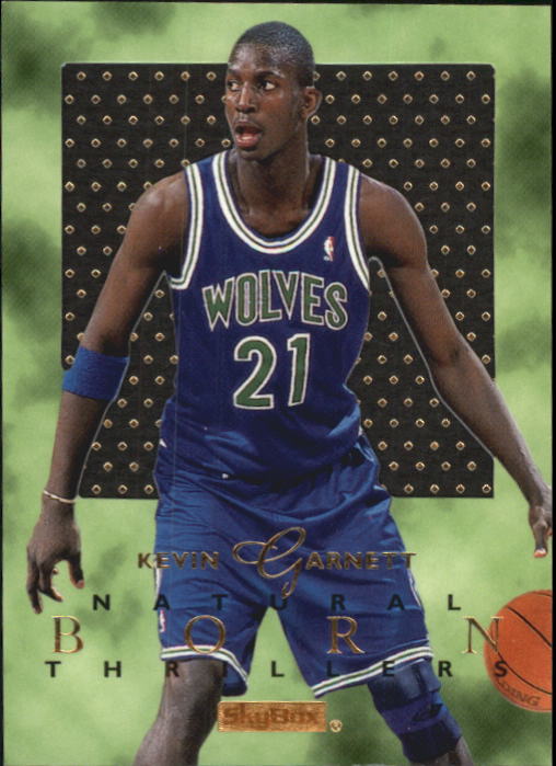 1995-96 E-XL Natural Born Thrillers #5 Kevin Garnett