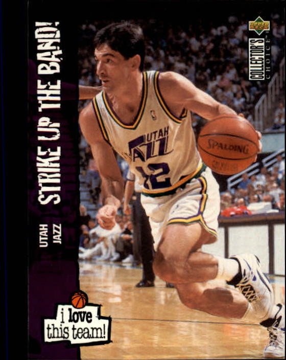 1995-96 Collector's Choice #392 John Stockton LOVE