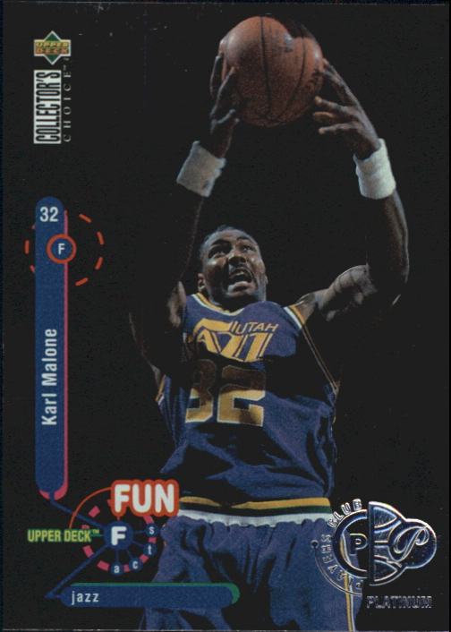 1995-96 Collector's Choice Player's Club Platinum #192 Karl Malone FF
