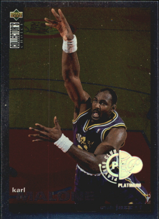 1995-96 Collector's Choice Player's Club Platinum #235 Karl Malone