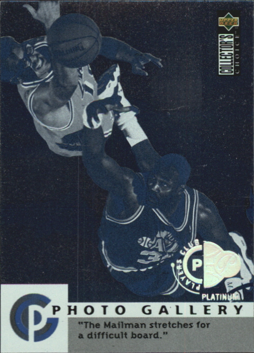 1995-96 Collector's Choice Player's Club Platinum #402 Karl Malone PG