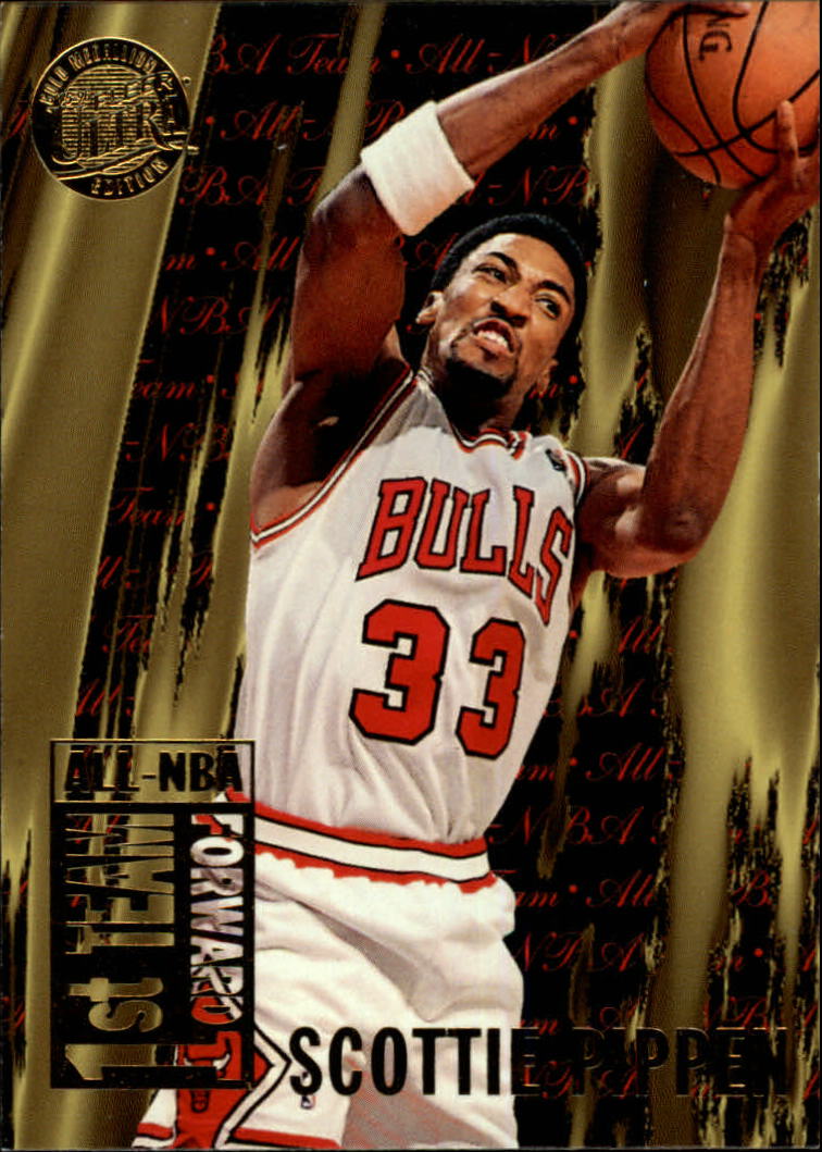 1995-96 Ultra All-NBA Gold Medallion #3 Scottie Pippen