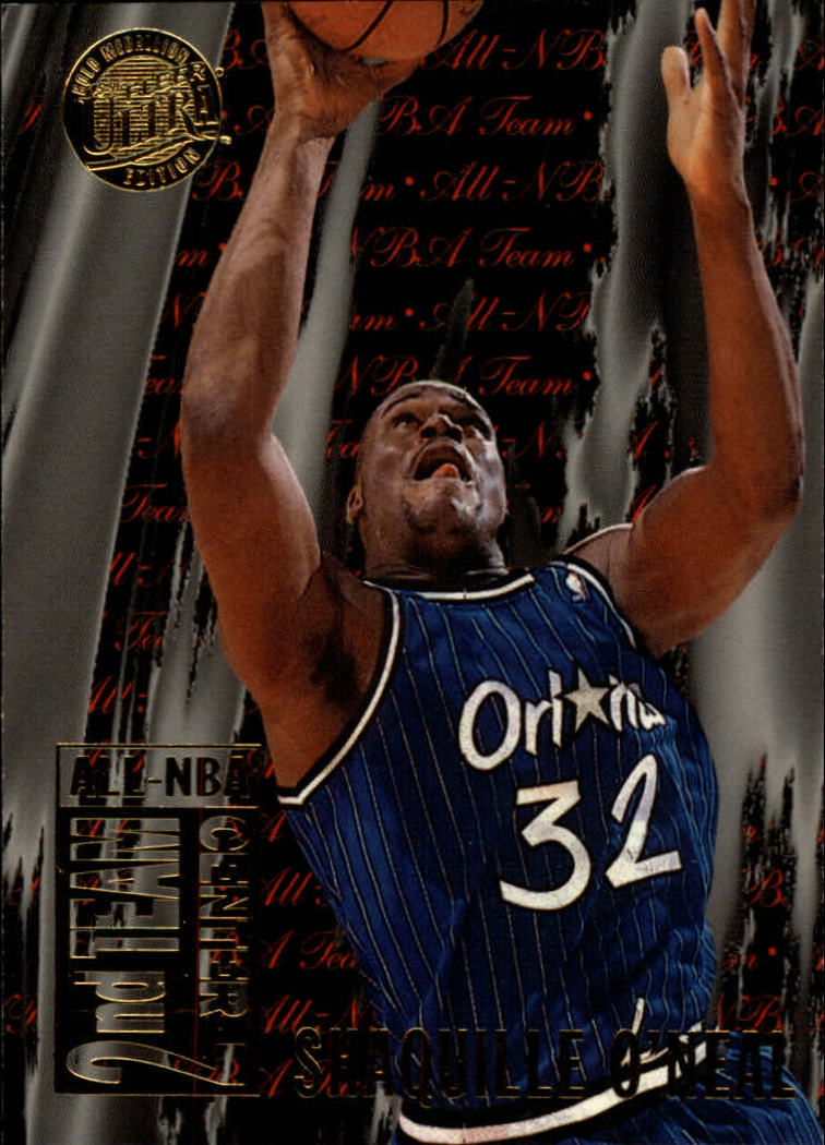 1995-96 Ultra All-NBA Gold Medallion #8 Shaquille O'Neal