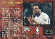 1995-96 Stadium Club Spike Says #SS1 Michael Jordan back image