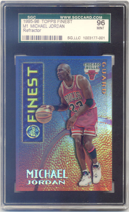 1995-96 Topps Mystery Finest Refractors #M1 Michael Jordan