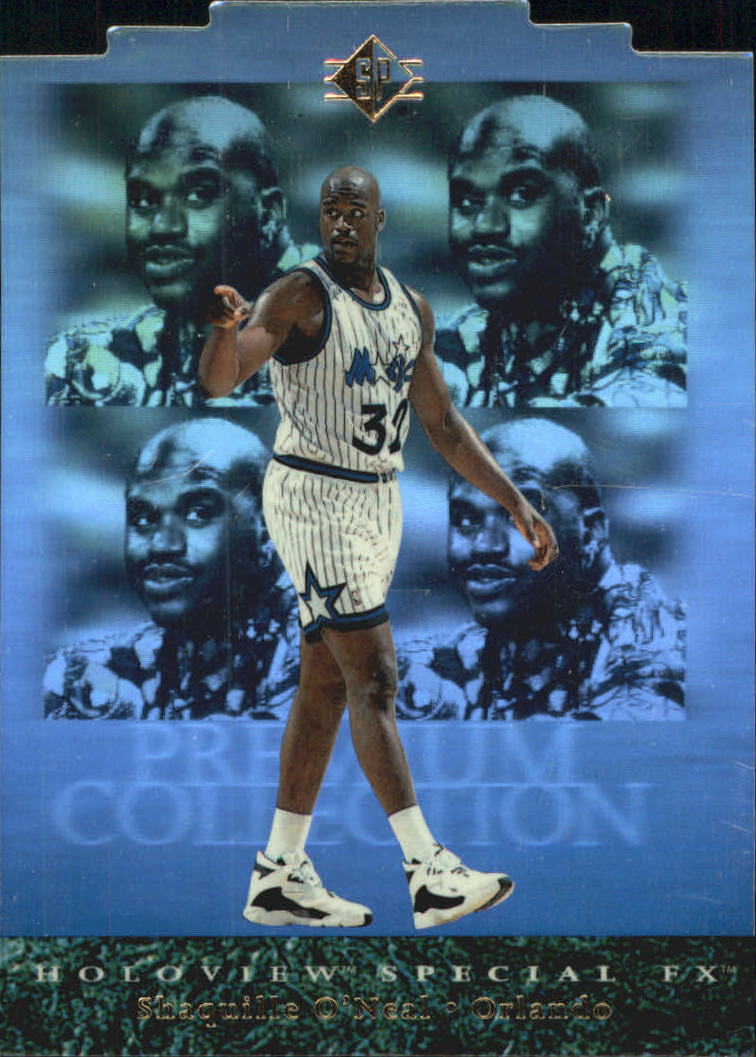 1995-96 SP Holoviews Die Cuts #PC25 Shaquille O'Neal