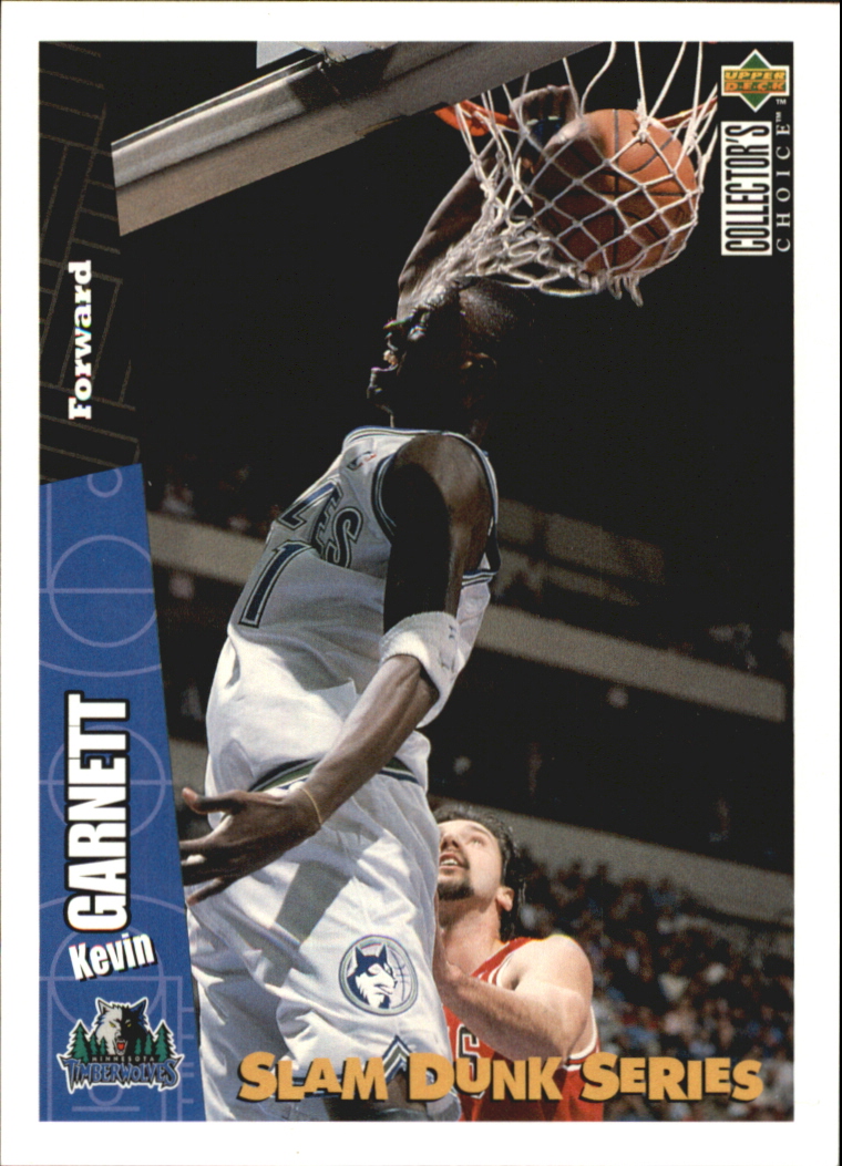 1996 Upper Deck Nestle Slam Dunk #21 Kevin Garnett