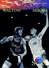 1996 Topps Stars Imagine #I17 Bill Walton/George Mikan