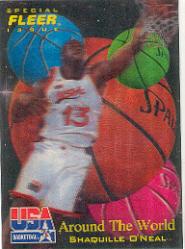 1996 Fleer USA #46 Shaquille O'Neal AW