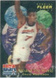 1996 Fleer USA #48 David Robinson AW