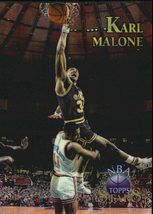 1996 Topps Stars Finest Refractors #26 Karl Malone