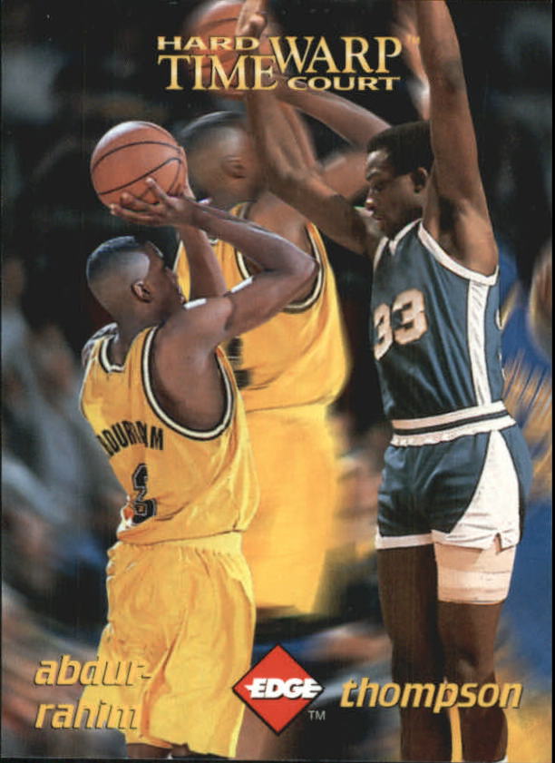 1996 Collector's Edge Time Warp #1 Shareef Abdur-Rahim/David Thompson