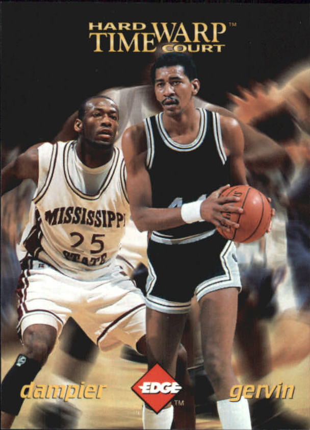 1996 Collector's Edge Time Warp #5 Erick Dampier/George Gervin
