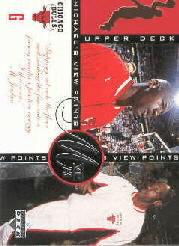 1996-97 Upper Deck Jordan's Viewpoints #VP2 Michael Jordan/MJ on entering the arena