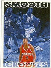 1996-97 Upper Deck Smooth Grooves #SG10 Allen Iverson