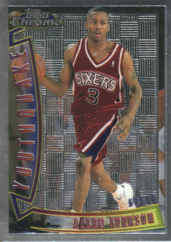1996-97 Topps Chrome Youthquake #YQ1 Allen Iverson