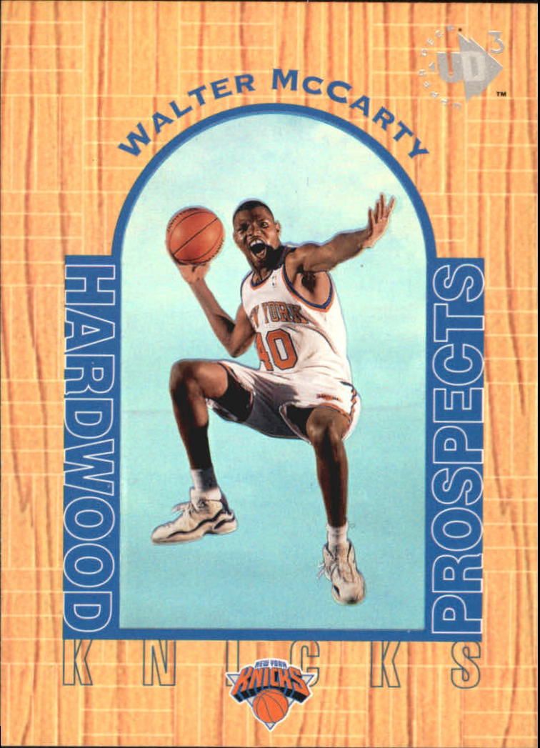 1996-97 UD3 #8 Walter McCarty RC