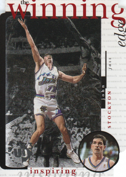 1996-97 UD3 The Winning Edge #W12 John Stockton