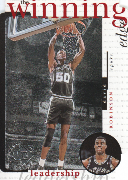 1996-97 UD3 The Winning Edge #W15 David Robinson